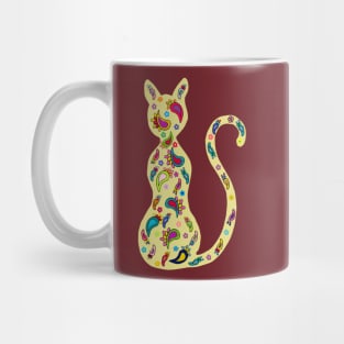 Paisley Cat Mug